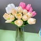 thumbnail image 4 of Nvzi 6 ramos de flores artificiales de margaritas falsas con hojas, plantas de margaritas de seda multicolor,bodas, fiestas y jardines, 4 of 5