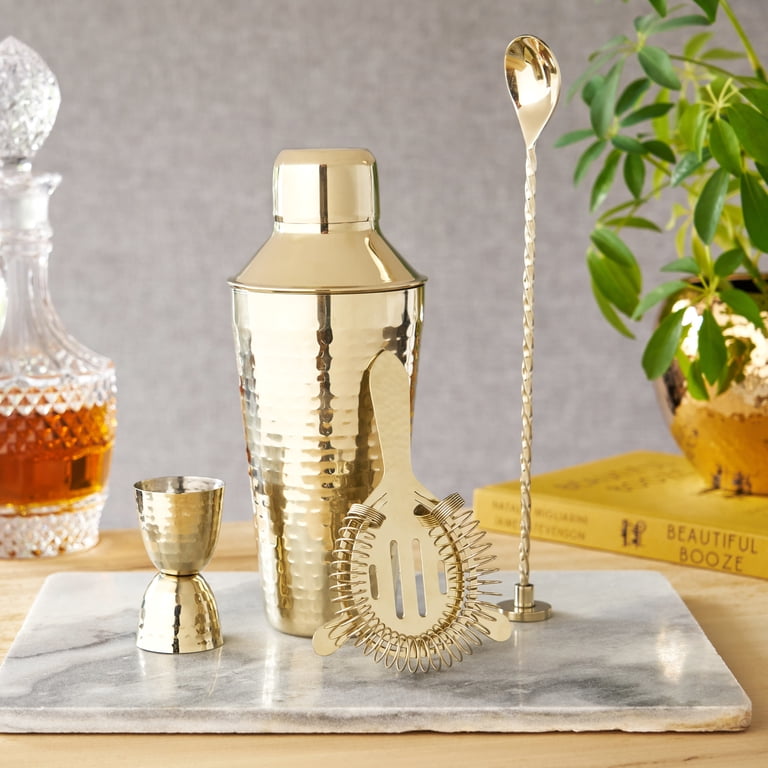Colador De 4 Puntas De Cobre Olympia Para Coctelería - 8 Pulgadas (197 Mm) Para Filtrar Bebidas Y Cócteles