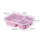 thumbnail image 5 of Fiambrera Bento portátil separada para niños, lonchera para la escuela, a prueba de fugas, con 3 compartimentos de plástico para preparar comidas en microondas, 5 of 6