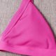 thumbnail image 4 of Traje de baño para mujer, bikini de dos piezas con tirantes y rayas de color liso, conjunto de bikini para mujer, 4 of 7