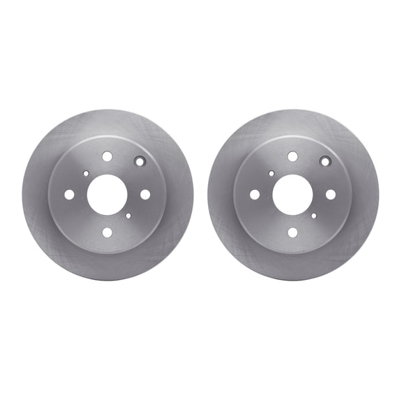 Dynamic Friction Company Rear Brake Rotors 6002-76025