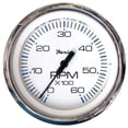 thumbnail image 3 of Faria Chesapeake White SS 4" Tachometer - 6000 RPM (Gas) (Inboard & I/O), 3 of 3