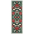 thumbnail image 2 of HOMERRY 2' x 6' Runner Rug for Hallway Modern Washable Floral Gray Green Pattern Indoor Carpet, 2 of 5