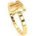 thumbnail image 5 of Virgo Zodiac Sign Ring In Solid 14k Yellow Gold, 5 of 6
