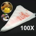 thumbnail image 2 of Visland 100Pcs Non-toxic Plastic Disposable Icing Bags Cake Cream Decorating Piping Bags, 2 of 2