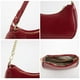 thumbnail image 5 of Bolso de hombro para mujer Y2K Trendy Hobo, bolso de mano de piel vegana con 2 correas ajustables y extraíbles (rojo), 5 of 7