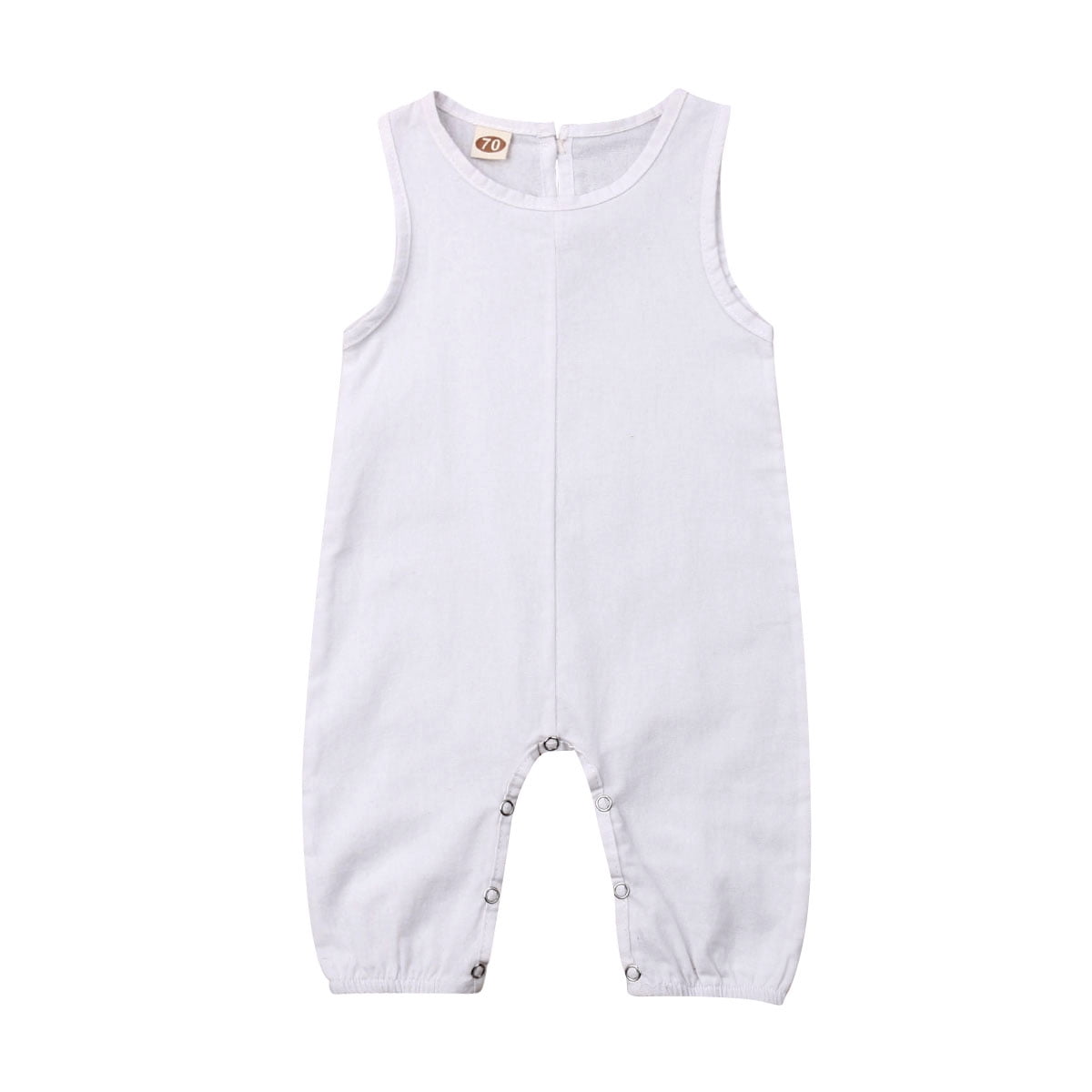 plain white overalls