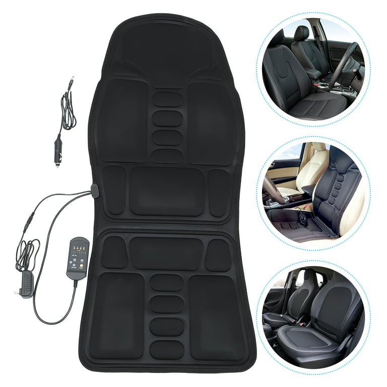 Costway Vibration Massage Seat Cushion Car 10 Vibration Motors Seat Back  Massager 