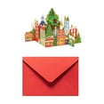 thumbnail image 3 of 1 PC Gorgeous Christmas Pop Up Card, 3D Greeting Card, Merry Christmas Card with Envelop, Cute Xmas Pop Up Card for Family, Friends, 3 of 6