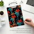 thumbnail image 5 of 12.5"x9" Palm Tree Clipboards, Standard A4 Letter Size Nursing Clipboard with Low Profile Metal Clip Decorative Clip Board for Office Supplies,Silver, 5 of 7