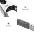 thumbnail image 3 of FRCOLOR  2 Pcs Outdoor Tent Tarp Camping Tool Spring Metal Clips Clamps Silver, 3 of 8