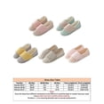 thumbnail image 4 of Womens Cozy House Slippers Adjustable Strap Closed Toe House Shoes with Closed Back, 4 of 7