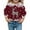 4-Wine, variant on Fiaer Christmas Sweaters for Women 2025 Sparkly Bow Santa Hat Reindeer Graphic Sweatshirt Vintage Long Sleeve Crewneck Tunic Tops 4- 160
