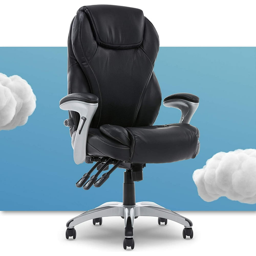 Serta Executive Adjustable Office Chair Ergonomic Leather Computer