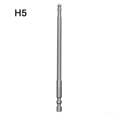 

1pc Ball End Hex Screwdriver Bit Metric Hex Bit 150mm Long Magnetic Driver Bit