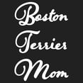 thumbnail image 2 of Boston Terrier Mom - Script - Women's Fitted T-Shirt, 2 of 2