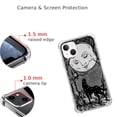 thumbnail image 3 of Wolf Moon Tarot Case Compatible with iPhone 13 Mini,Unique Art Design TPU Bumper Cover Case, 3 of 5