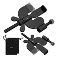 thumbnail image 2 of 2 Pcs Cerradura De Puerta Portátil Para Viaje Hogar Lab.G,Negro, 2 of 5