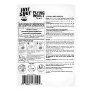 Hot Shot Flying Insect Trap, Captures Fruit & House Flies, 2 Count