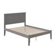 thumbnail image 3 of Madison Full Solid Wood Platform Bed in Grey, 3 of 8