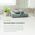 thumbnail image 7 of Cariloha Organic Bamboo Viscose and Turkish Cotton Hand Towel - Highly Absorbent and Odor-Resistant - 600 GSM - Set of 3 - Harbor Gray, 7 of 7
