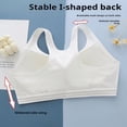 thumbnail image 4 of Girls Seamless Crossback Traning Bra for Tween & Teen Soft Light Sport Bras, 4 of 4