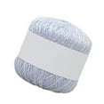 thumbnail image 3 of Knitting Thread Cotton Crochet Yarn Embroidery Clothes Sweater Tapestry Weave Line DIY Accessory, Light Grey, 3 of 8