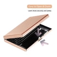 thumbnail image 5 of Dream Lifestyle RFID Credit Card Holder Protector Metal Credit Cards Holders Case Wallet for Women Men ID Organizer Wallet with 6 Slots for Women Men, 5 of 8