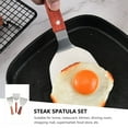 thumbnail image 4 of WEUVEB 3Pack Stainless Steel Kitchen Utensils for Teppanyaki Cooking Steak in Home Cooking, 4 of 6