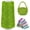 Fruit Green, variant on Metallic Sparkle Yarn for Crocheting 1mm x 520 Yards Polyester Macrame Cord Thin Crochet Glitter Bag, Hat, Basket, DIY Crafts, Home Decor (Silver) Silver