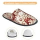 thumbnail image 3 of Fotbe Dragons1 Pantuflas Peludas para Mujer con Estampado, Zapatillas de Peluche, Zapatos de Invierno para Casa, Uso Interior y Exterior-Medium, 3 of 8