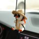 thumbnail image 3 of Adorno colgante para coche con forma de pato oscilante, bonitos accesorios para colgar en el coche para el espejo retrovisor, colgante para coche, gafas de sol, columpio colgante de pato, 3 of 5