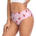 thumbnail image 2 of Fotbe Strawberry Floral Calzones Estampados para Mujer – Ropa Interior de Algodón, Cómoda, Suave y Elástica-X-Small, 2 of 6