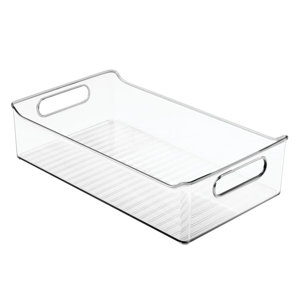 BINO Clear Stackable Storage Bins - Kitchen Pantry Organization And ...