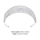 thumbnail image 5 of Diadema de novia estilo real Diadema de boda Tiara de reina real, 5 of 6