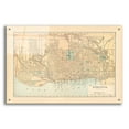 thumbnail image 1 of Epic Art 'Map of Toronto' by Wild Apple Portfolio, Acrylic Glass Wall Art, 36"x24", 1 of 8