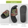 thumbnail image 7 of GZHJMY Stylish Slides for Women Men, Baseball Player and Field Soft Flexible Slip-on Sandals Slippers, 7 of 7