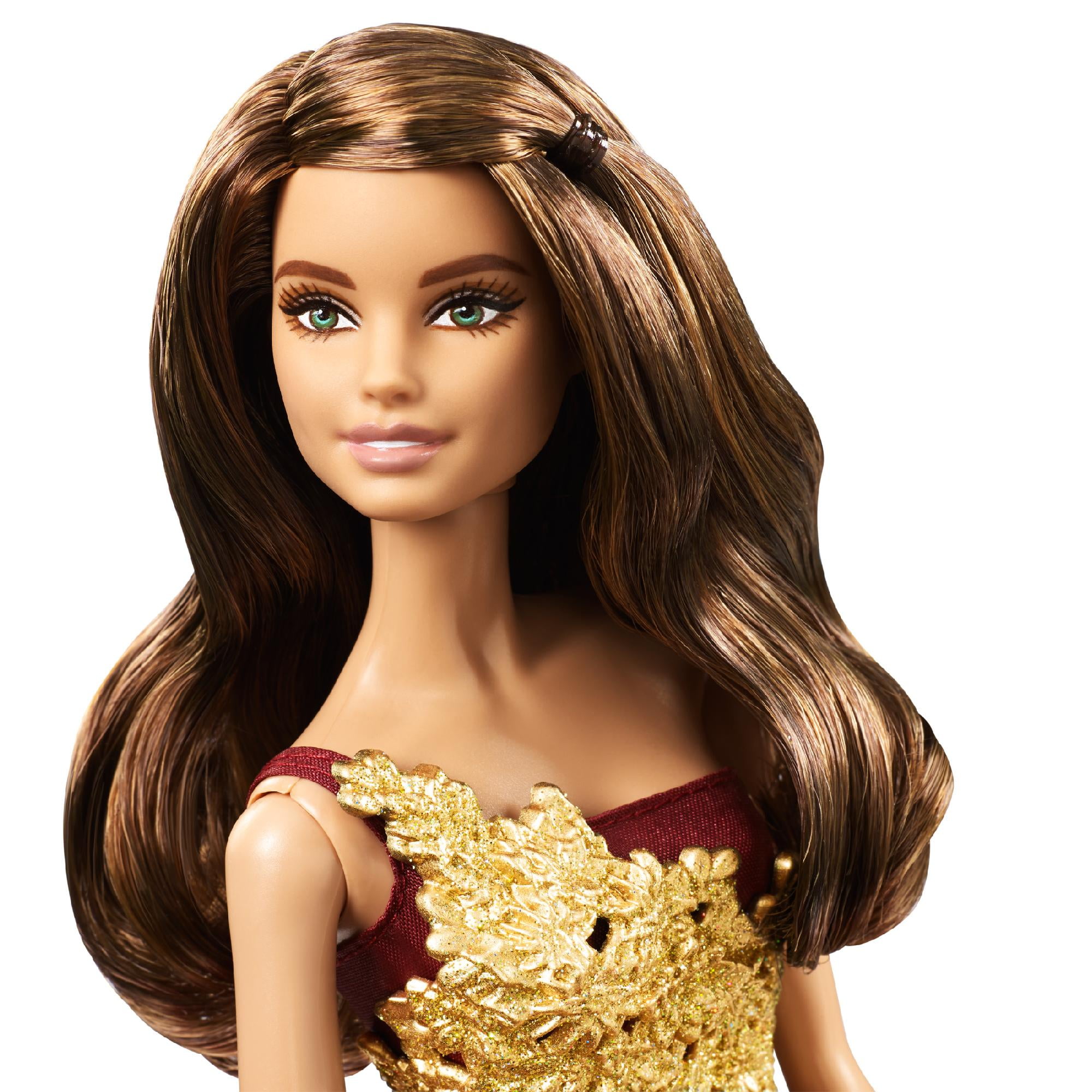 brown hair barbie doll
