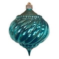 thumbnail image 2 of Christmas By Krebs Ornament, Commercial Grade Indoor and Outdoor Shatterproof Plastic, UV and Water Resistant Ball Ornament Decorations (Shiny Balmy Seas, 6 inch (150mm) Swirled Onion), 2 of 9