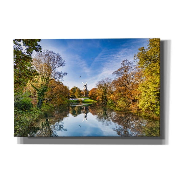 Epic Graffiti 'German Windmill' by Grace Fine Arts Photography, Canvas Wall Art, 60"x40"