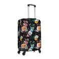 thumbnail image 3 of Daiia Hibiscus Rose Luggage Cover, Thickened Washable Travel Luggage Covers, Elastic Unique Baggage Covers for 18-20 inch Luggage-Small, 3 of 9