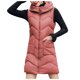 thumbnail image 1 of Gibobby Chaleco de invierno, Chalecos casuales para mujer, chaleco largo y suave de longitud media, chaquetas de algodón de invierno, ligeras(Naranja,G), 1 of 5