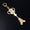 Aquarian, variant on Zodiac Keychain: Creative Fashion Alloy Key Ring Featuring Twelve Constellations, 8.8cm Length