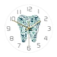 thumbnail image 1 of Reloj de pared Dental Tooth de 30 cm de cuarzo silencioso para consultorio dental, 1 of 3