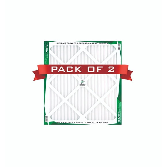 Sendbliss Air Filter Merv 10 (2-Pack) - Pleated Air Conditioner Hvac Ac Furnace Air Filters Replacement (18X20X1 2-Pack)