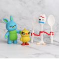 thumbnail image 5 of Toy Story Woody Tris Buzz Lightyear Fork Big Duck Rabbit Brothers Doll Model Ornament, 7 pcs, 5 of 5