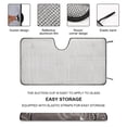 thumbnail image 3 of Supernatural Car Window Sun Shade Visor, Car Sunshade Front, Windshield Visor Shield Cover Foldable Reflector for Car Truck SUV 55"x30", 3 of 8