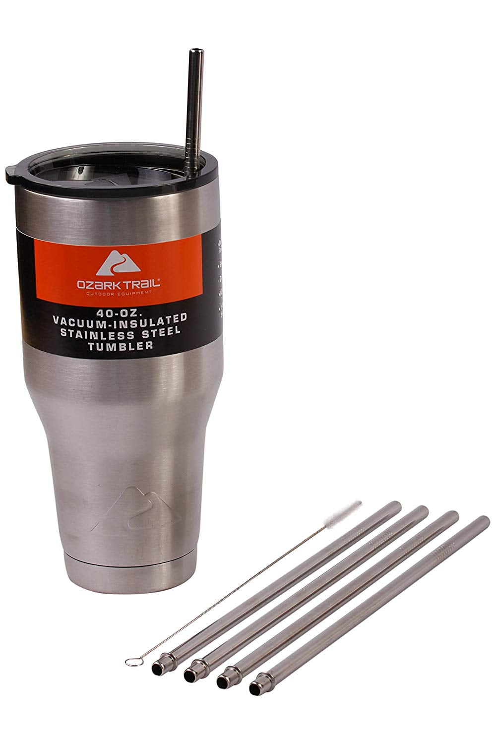 4 WIDE 40Ounce Stainless Steel Straws (NO CUP) for 40 oz Ozark Trail