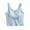 Blue, variant on hotojiny Tank Tops for Women Summer Cute Sleeveless Henley Shirts Solid Cropped Basic Tees with Built in Bra Beach Vacation Clothes