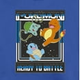 thumbnail image 2 of Men's Pokemon Ready To Battle Trio  Sweatshirt Royal Blue 3X Large, 2 of 4